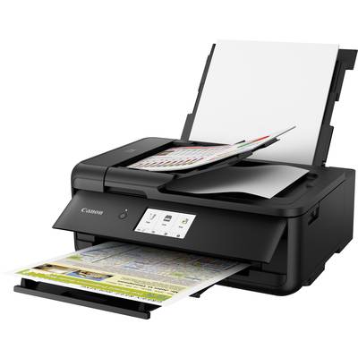 Canon PIXMA TS9550 Multifunction printer Inkjet Colour A3 Printer, scanner, copier LAN, Wi-Fi, Bluetooth, Duplex, ADF-4