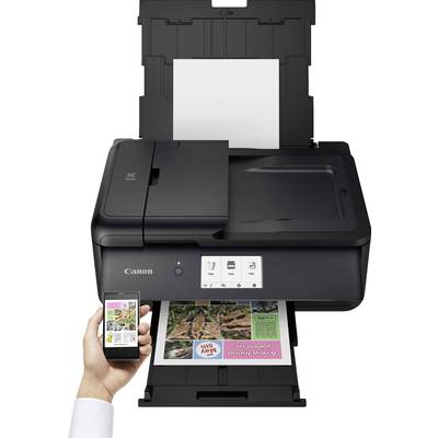 Canon PIXMA TS9550 Multifunction printer Inkjet Colour A3 Printer, scanner, copier LAN, Wi-Fi, Bluetooth, Duplex, ADF-14