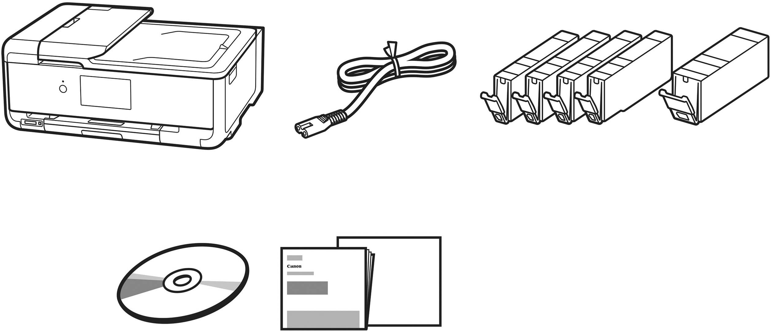 Canon PIXMA TS9550 Colour inkjet multifunction printer A3 Printer, scanner, copier