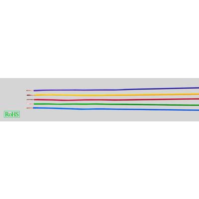 Five colourful cables (purple, red, yellow, green, blue) side by side on a grey background, with the 'RoHS' logo in the bottom left corner.