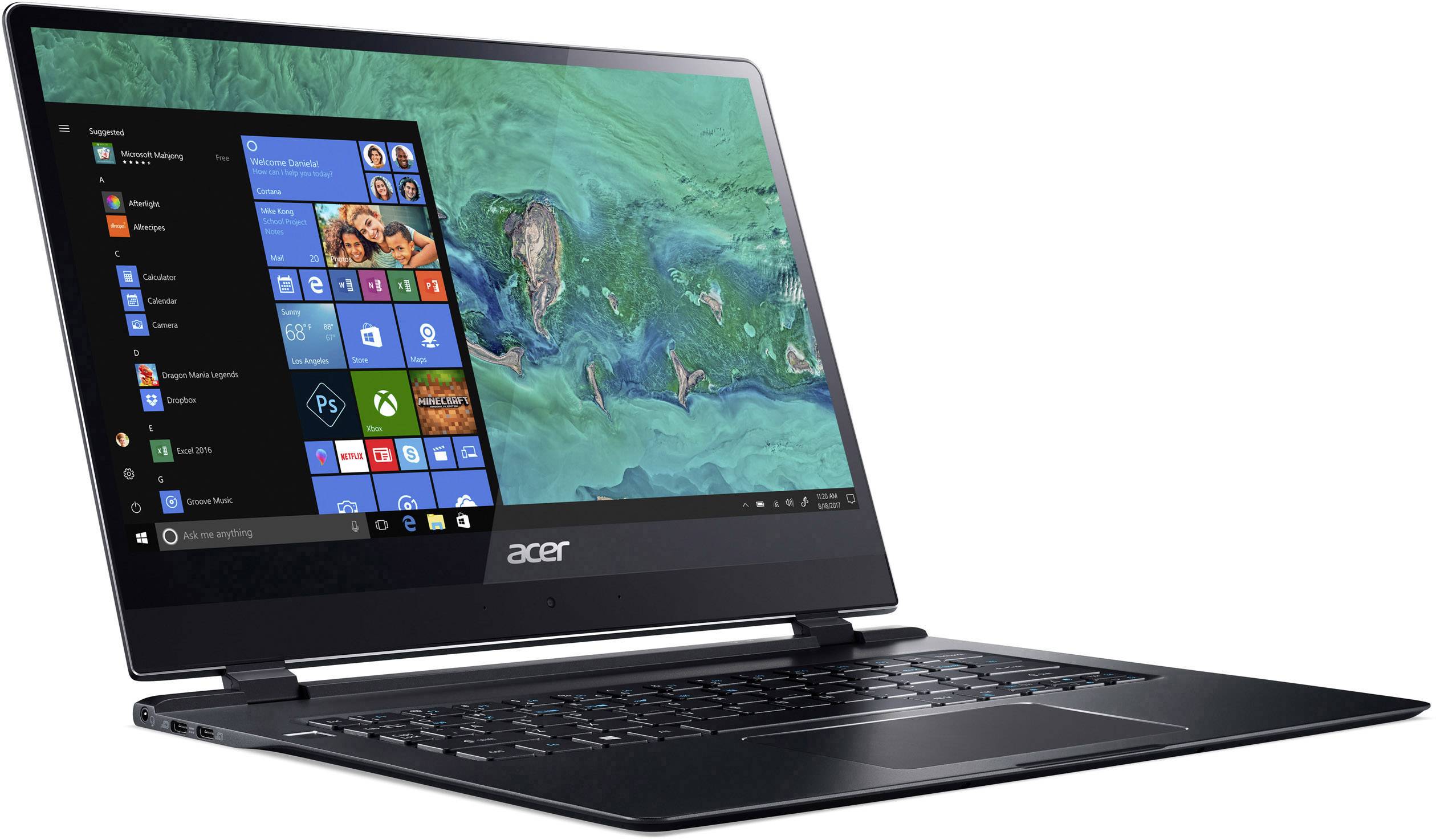 Acer SWIFT 7 SF71451TM2FT mit LTE 35.6 cm (14 inch) Ultrabook Intel