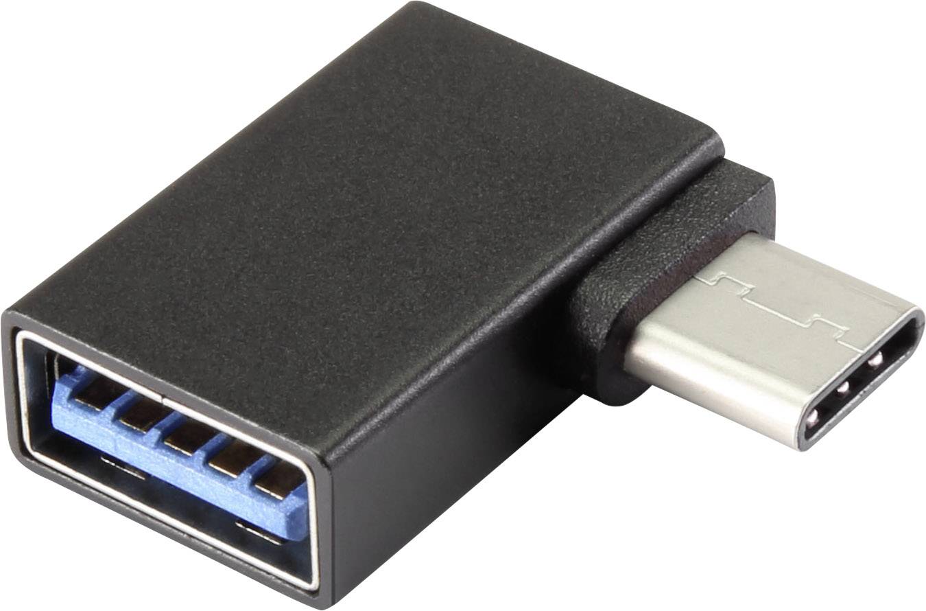 Renkforce USB 3.2 1st Gen (USB 3.0) Adapter [1x USB-C® plug - 1x USB 3.2 2nd Gen port A (USB 3.1)] incl. OTG function