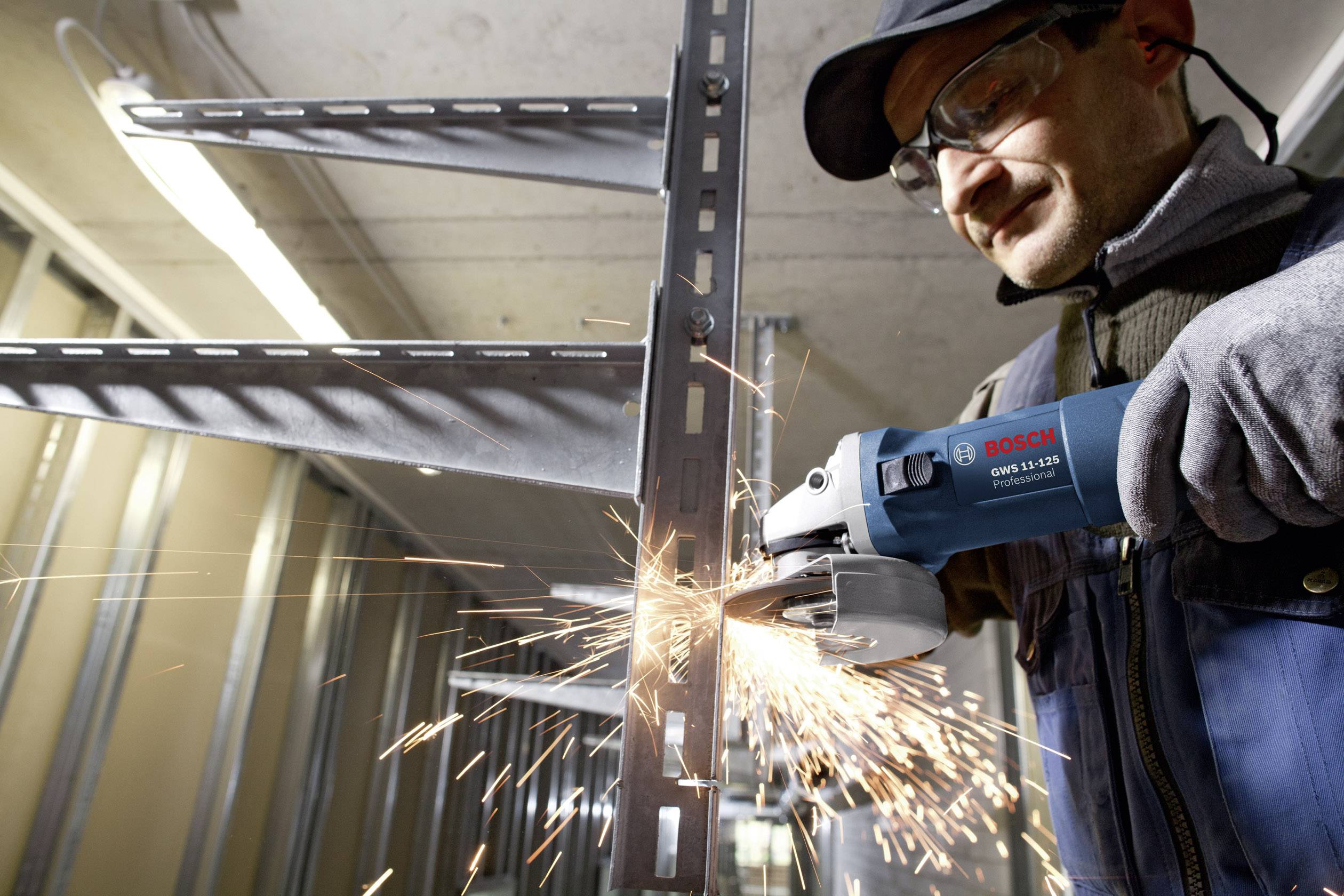 Bosch Professional GWS 11-125 060179D003 Angle grinder 125 mm incl. case 1100 W-5