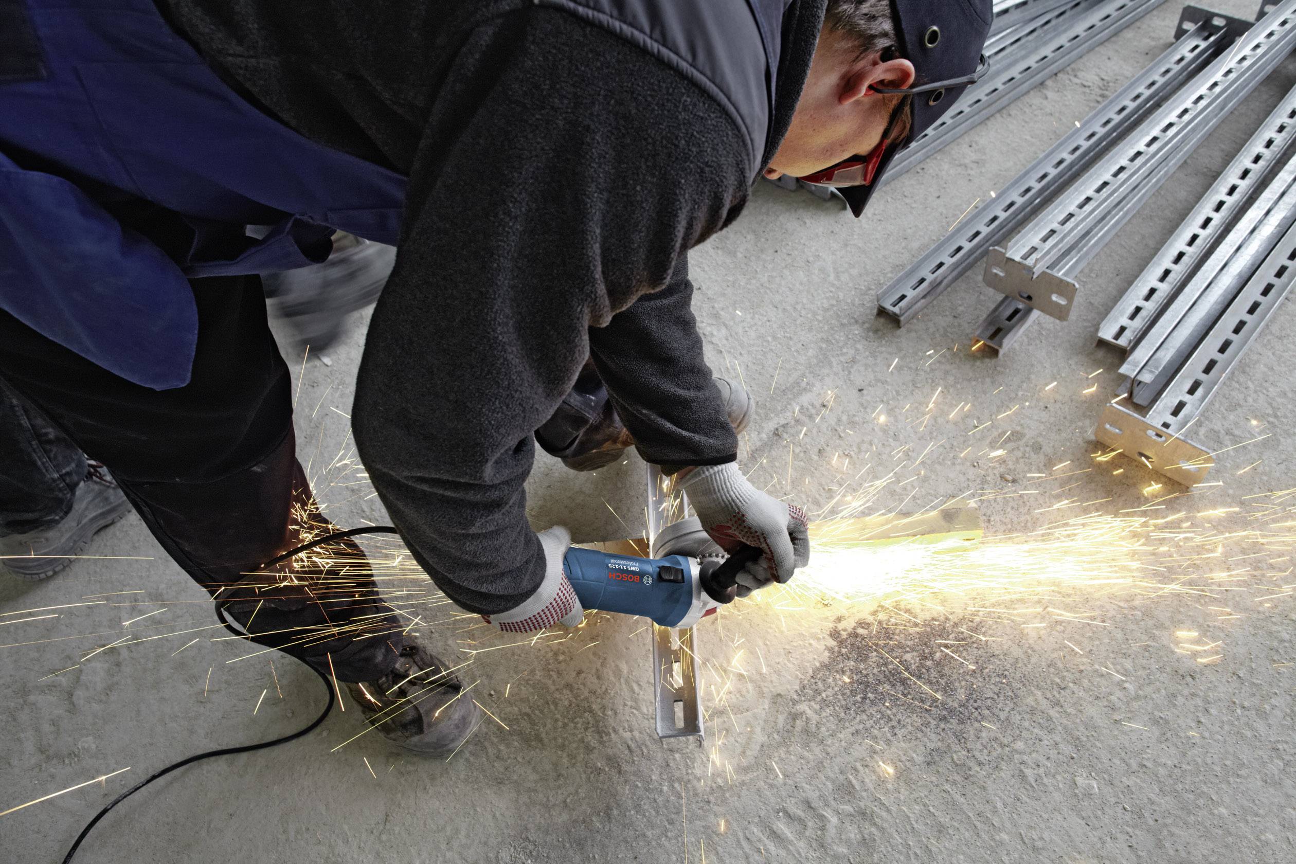 Bosch Professional GWS 11-125 060179D003 Angle grinder 125 mm incl. case 1100 W-6