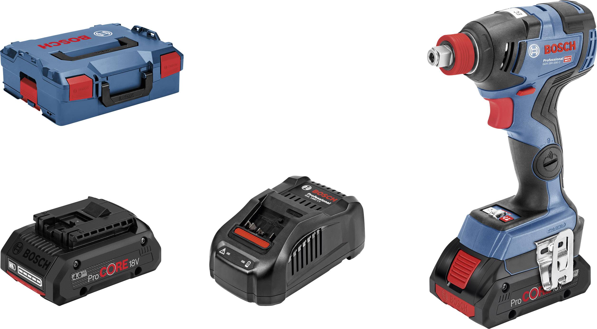 Bosch Professional GDX 18V-200 C 06019G4206 Cordless impact driver