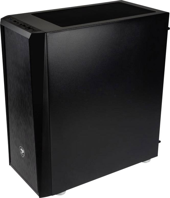 Cougar Mx340 Midi Tower Pc Casing Game Console Casing Black Built In Fan Window Dust Filter Conrad Com