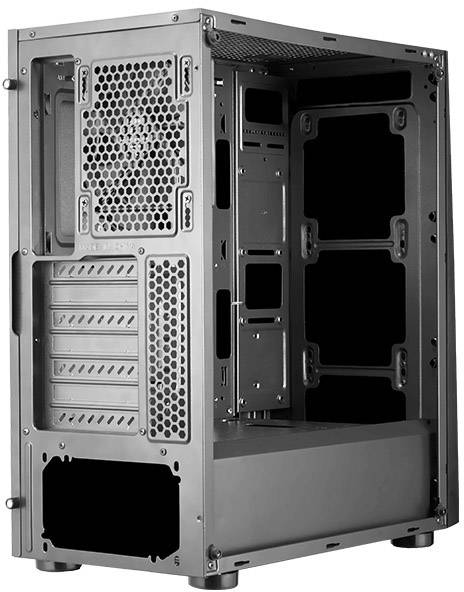 Cougar Mx340 Midi Tower Pc Casing Game Console Casing Black Built In Fan Window Dust Filter Conrad Com