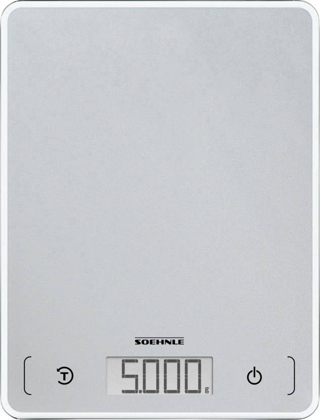 Soehnle KWD Page Comfort 100 Digital kitchen scales Weight range=5 kg Grey 210 x 160 x 18-4