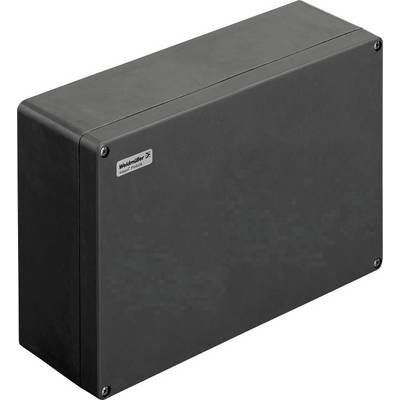 Black rectangular housing with visible shield on the front.