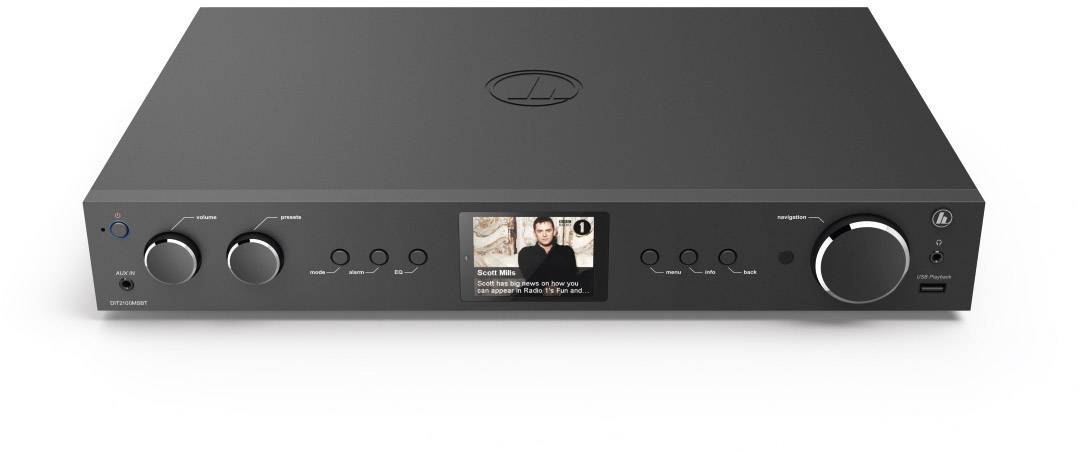 Hama DIT 2100 Hi-Fi internet radio tuner Black Bluetooth®, DAB+, Internet radio , Wi-Fi, USB