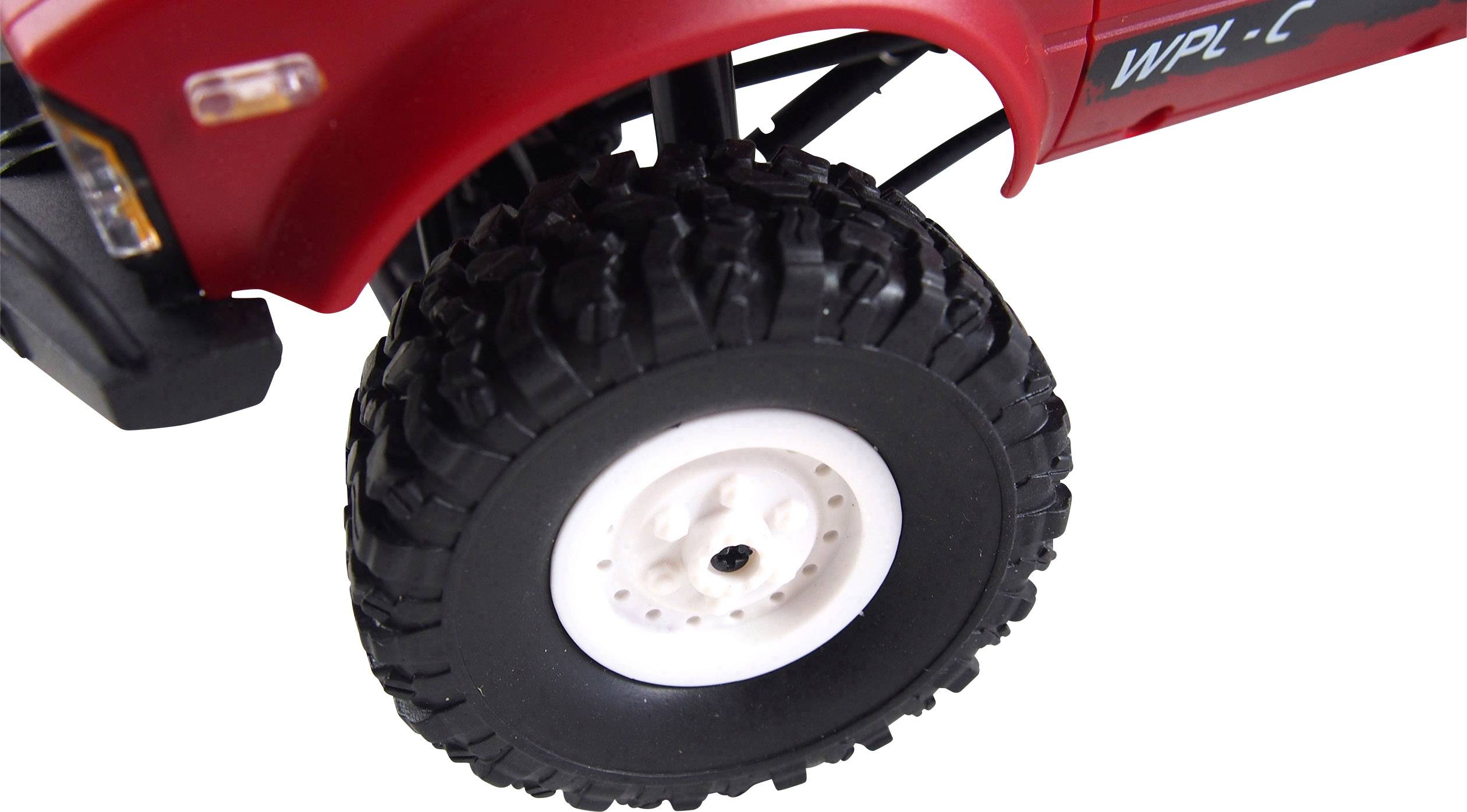 Amewi Pick-Up Truck Red Brushed 1:16 RC model car Electric ATV 4WD RtR 2,4 GHz Incl. battery and charging cable-7