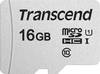 Transcend Premium 300S microSDHC card 16 GB Class 10, UHS-I, UHS-Class 1 incl. SD adapter