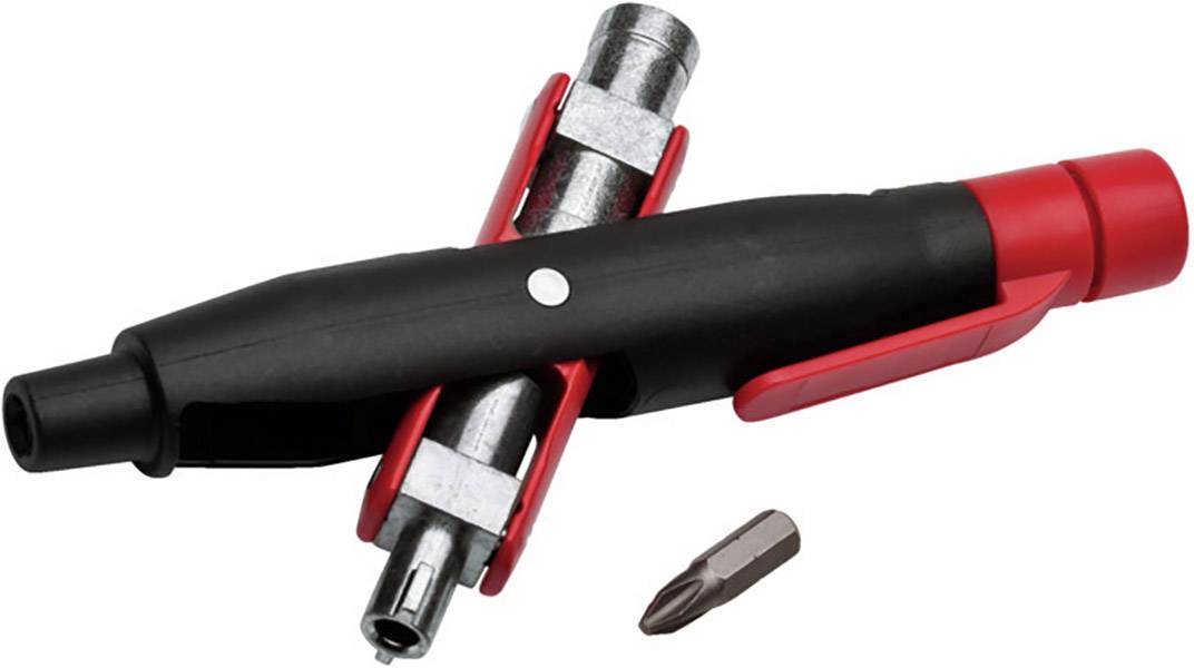 Image of NWS 2005-7-SB Enclosure key Plastic, Zinc (die-cast) Black, Red 1 pc(s)