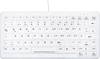 Active Key AK-C4110F Medical Key USB Antibacterial keyboard German, QWERTZ White Silicone cover, Suitable for DGHM/VAH sanitizing