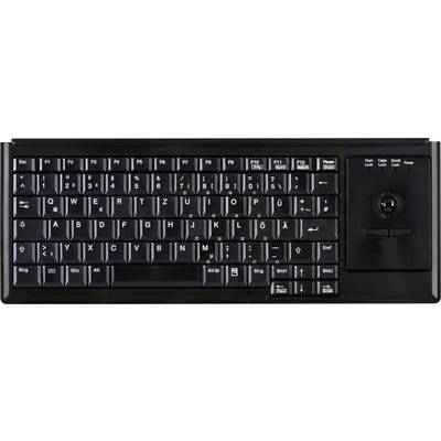 Active Key AK-4400-T IndustrialKey USB Keyboard German, QWERTZ, Windows® Black Built-in trackball