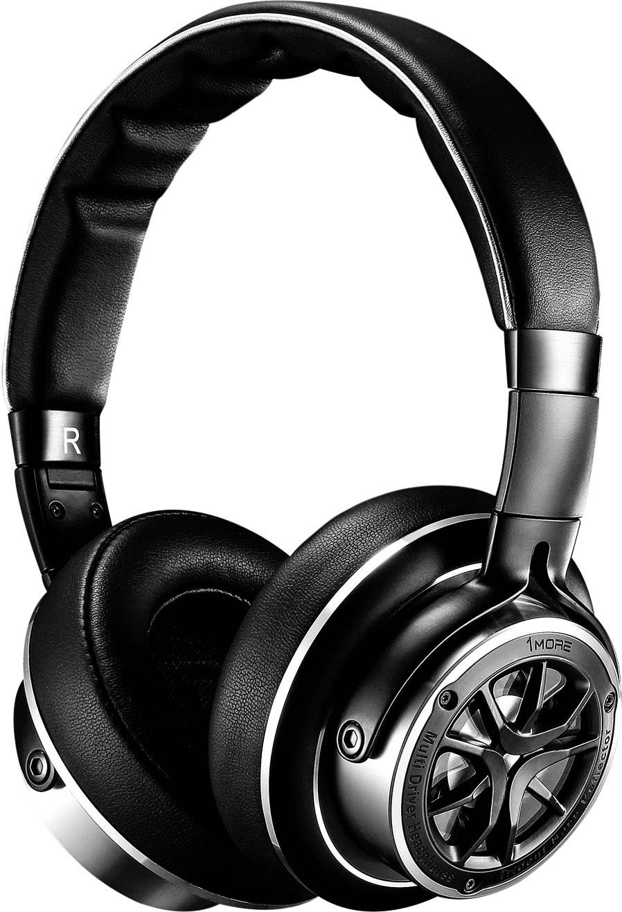 1more H1707 Triple Driver Hi-Fi Over-ear headphones Over-the-ear Foldable, High-res audio Black, Silver