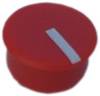 PSP C100-6 Cover Red, White Suitable for 10 mm rotary knob 1 pc(s)
