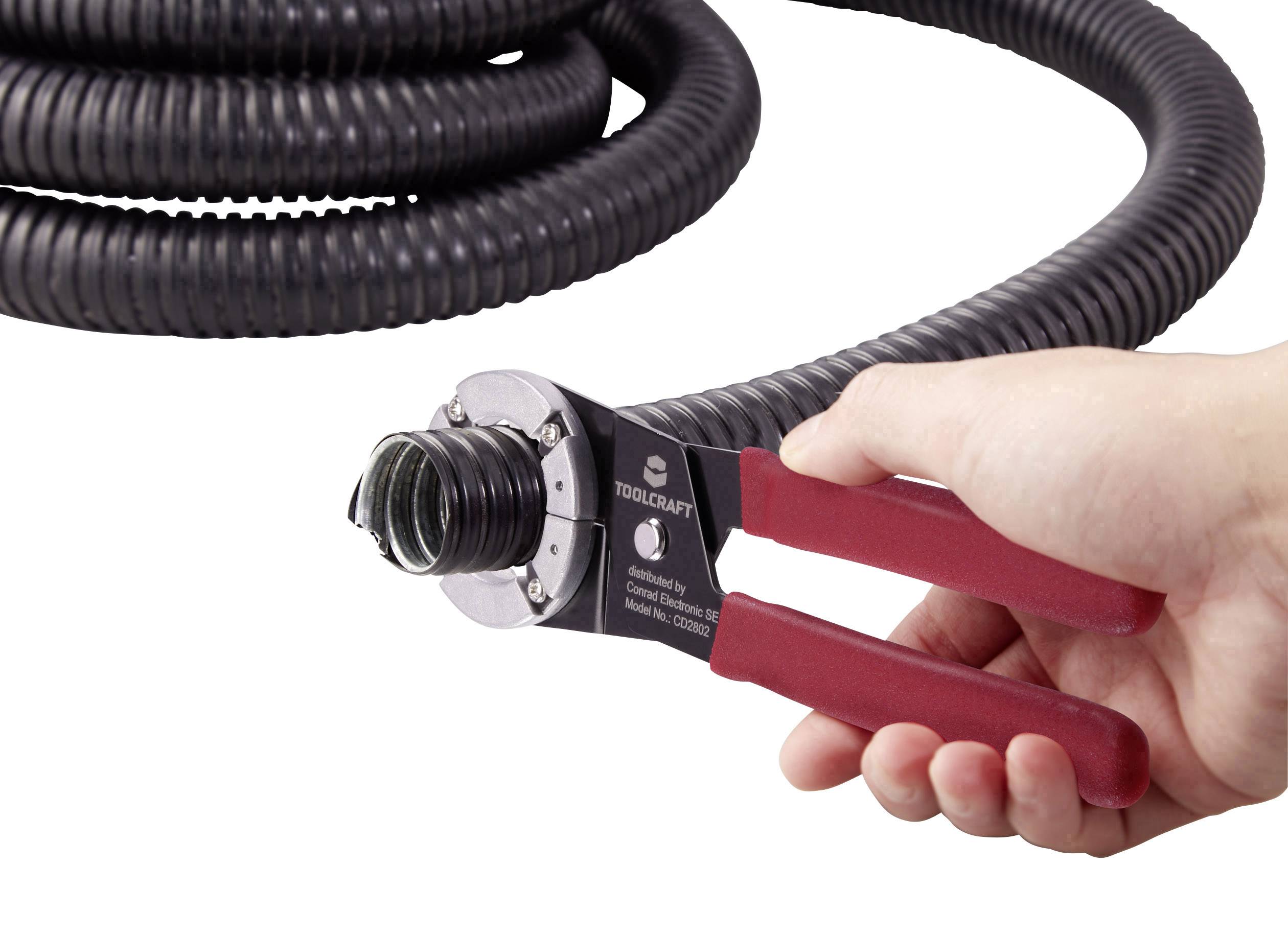 TOOLCRAFT TO-5343273 Cable jacket cutter Suitable for (cable stripping) Plastic trunking, Jackets 28 mm