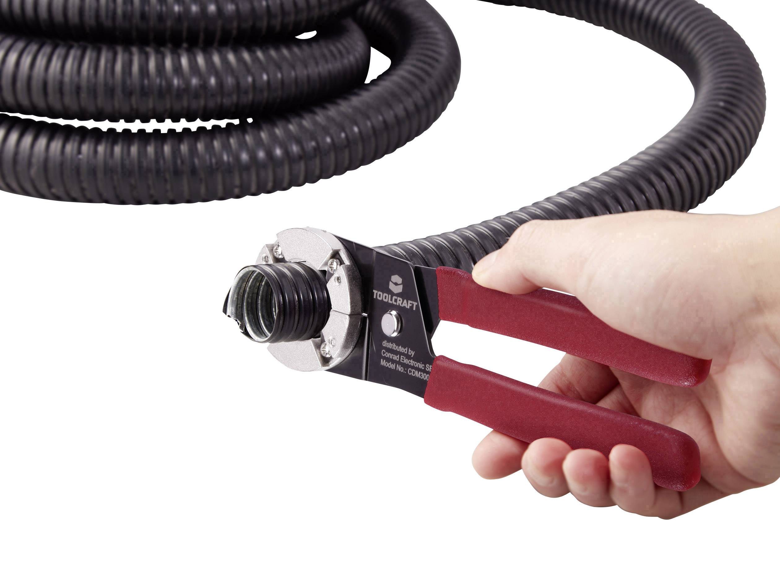 TOOLCRAFT TO-5343276 Cable jacket cutter Suitable for (cable stripping) Plastic trunking, Jackets 28 mm