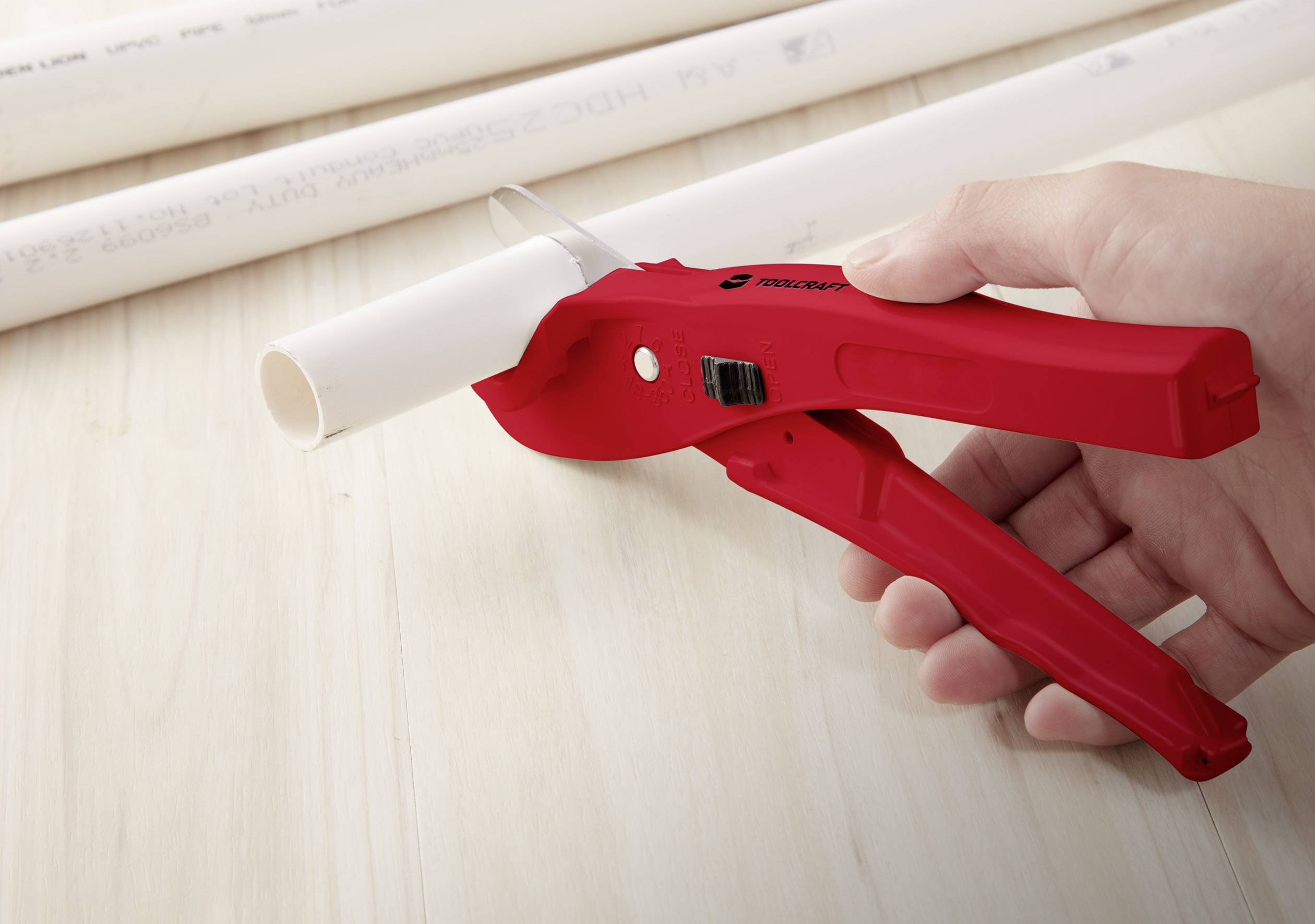 TOOLCRAFT TO-5343279 Cable jacket cutter Suitable for (cable stripping) Plastic trunking, Jackets 36 mm