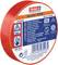 Red roll of insulating tape 'tesa 53988', 20 m x 19 mm, electrical insulation, test mark, suitable for IEC and EN standards.