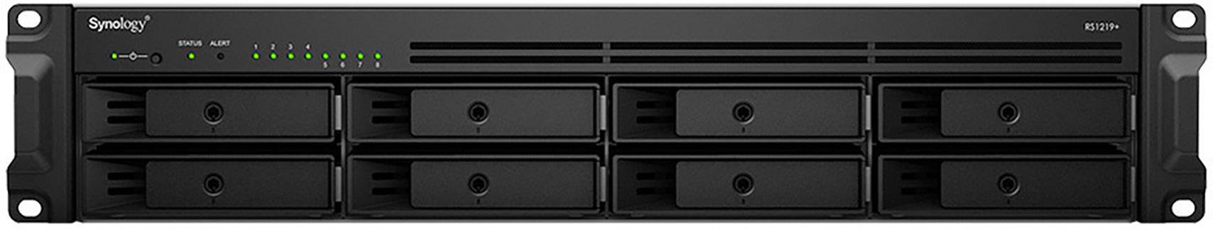 Synology RackStation RS1219+ NAS server casing 8 Bay 2x M2 slot RS1219+-1