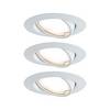 Paulmann 93423 Base Flush mount light 3-piece set LED (monochrome) LED 15 W White