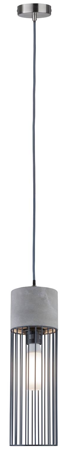 Paulmann Neordic Henja 79618 Pendant light LED (monochrome) E-27 20 W Concrete grey, Stainless steel (brushed)