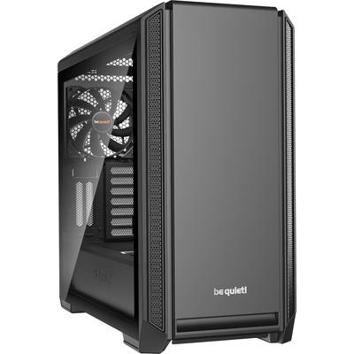 BeQuiet Silent Base 601 Midi tower PC casing Black 2 built-in fans, Insulated, Dust filter, Window