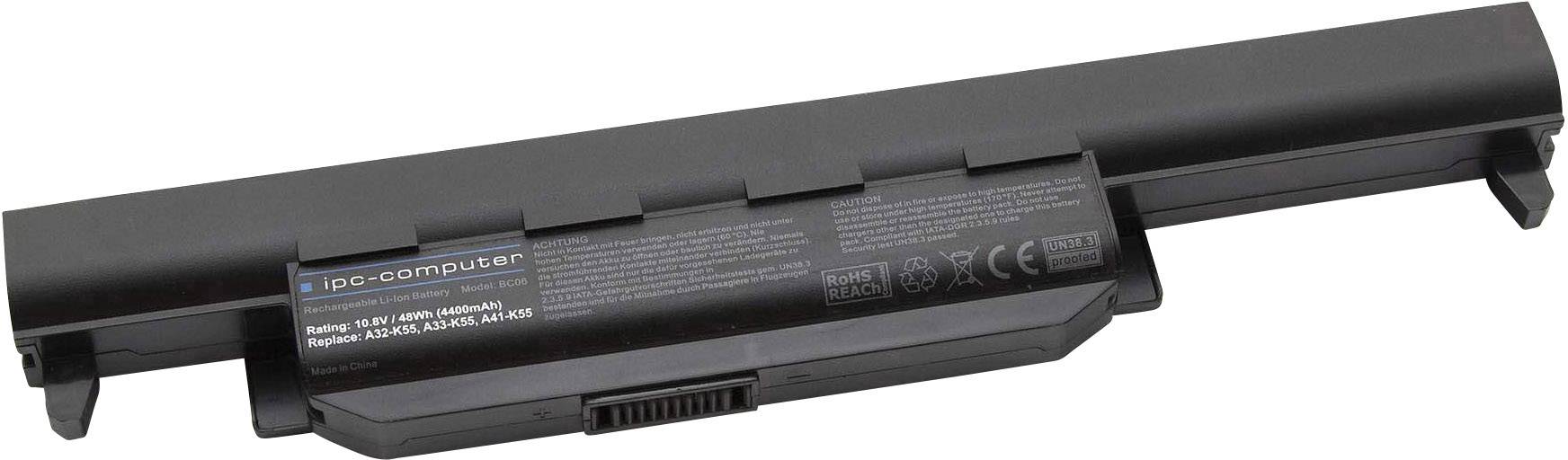 ipc-computer Laptop battery A32-K55 REPLACE 10.8 V 4400 mAh Asus