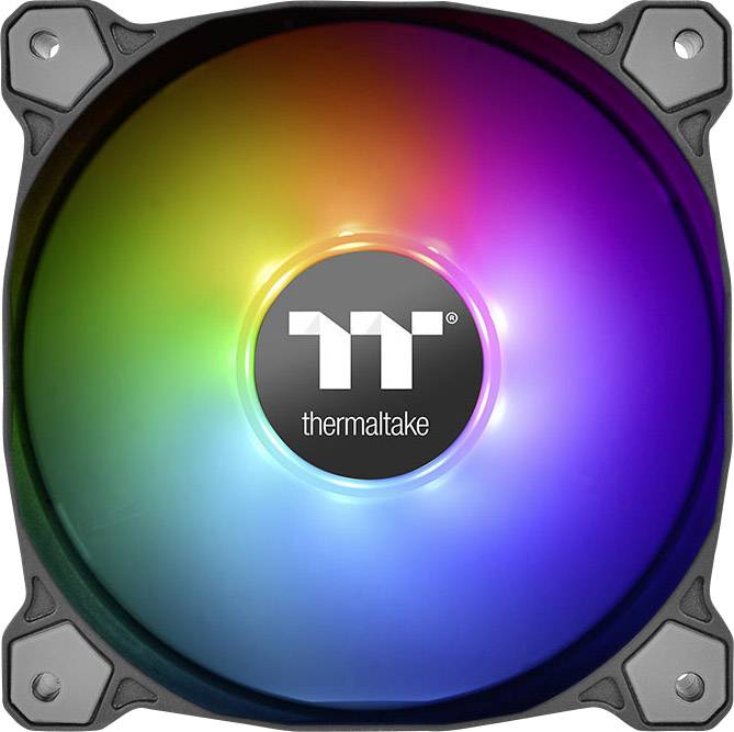 Thermaltake Pure Plus RGB 12 TT Premium Edition 3 Pack PC fan Black, RGB (W x H x D) 120 x 120 x 25 mm incl. LED lightin-11