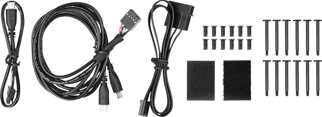 Thermaltake Pure Plus RGB 12 TT Premium Edition 3 Pack PC fan Black, RGB (W x H x D) 120 x 120 x 25 mm incl. LED lightin-6