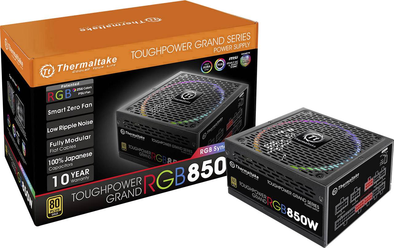 Thermaltake Toughpower Grand RGB Sync PC power supply unit 850 W ATX 80 PLUS Gold