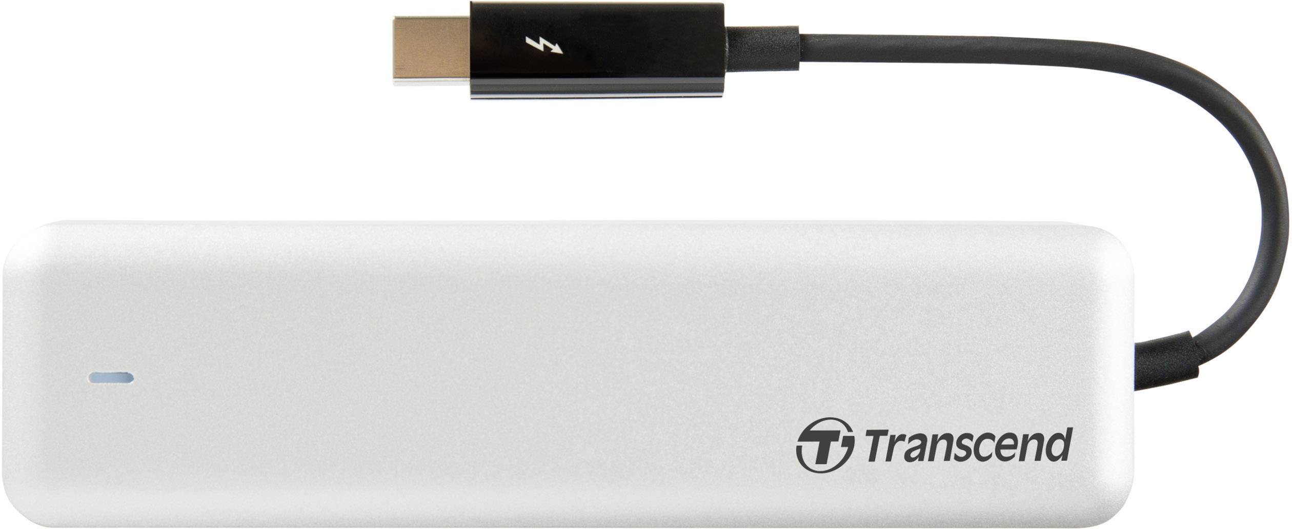 Transcend JetDrive™ 855 Mac 960 GB External SSD hard drive Thunderbolt 3 Silver TS960GJDM855