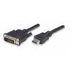 TECHly HDMI / DVI Cable HDMI-A plug 1.80 m Black ICOC-HDMI-D-018 HDMI cable