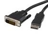 TECHly DisplayPort / DVI Cable DisplayPort plug 2.00 m Black ICOC-DSP-C-020 DisplayPort cable