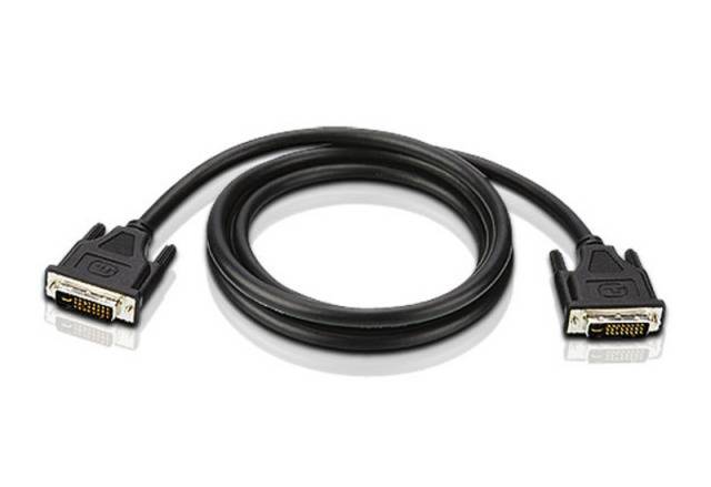 TECHly DVI Cable USB-C® plug 0.50 m Black ICOC-DVI-8105 DVI cable-2