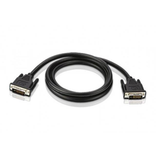 TECHly DVI Cable RJ45 connector 10.00 m Black ICOC-DVI-811C DVI cable-2