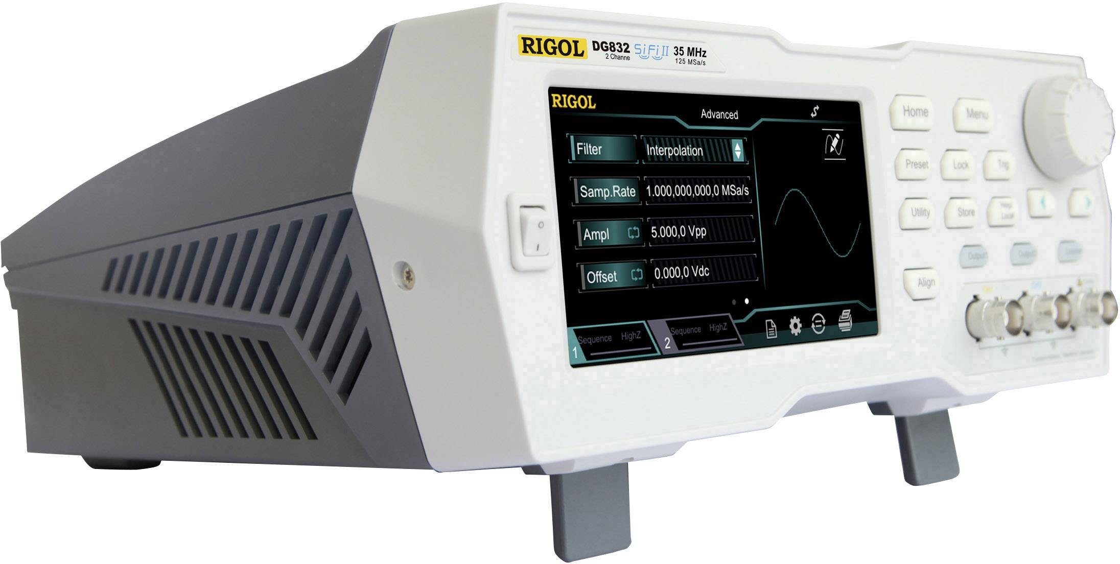 Rigol DG811 Mains-powered 10 MHz (max) 1-channel Arbitrary, Triangle, Lorentz curve, Pulse, Noise, Rectangle, Sinus-1