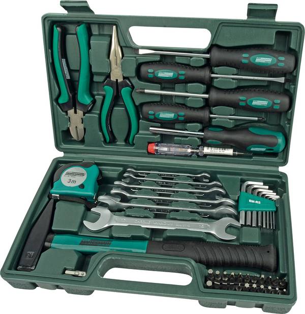 Brüder Mannesmann M29032 DIYers Tool box (+ tools) (L x W x H) 335 x 335 x 195 mm