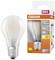 Light bulb and brand packaging. LED 7.5 W; replaces 75 W; 1055 lumens; warm white, 15-year lifespan; Energy efficiency class D.