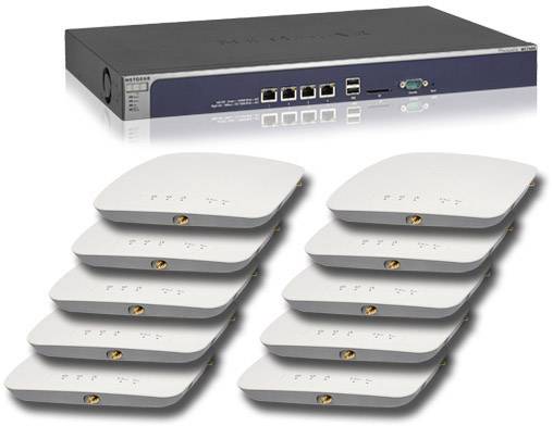 NETGEAR WB7630-10000S NETGEAR Bundle WC7600 + 10 WAC730 Wi-Fi access point controller 1.3 GBit/s 2.4 GHz, 5 GHz-0