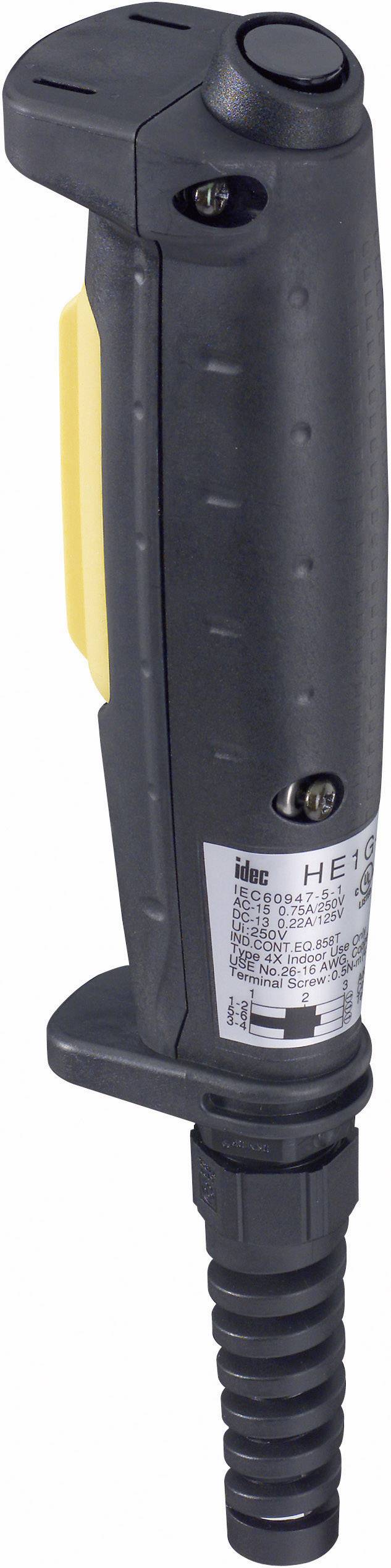 Idec HE1G-21SMB Handle switch 250 V AC 3 A IP65 momentary 1 pc(s)