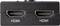 Two HDMI ports on an electronic device, used for transmitting audio and video signals between devices.