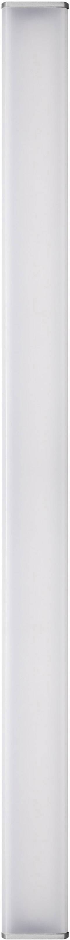 A long, vertical, rectangular metal bar against a white background.