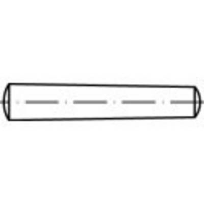 A long cylindrical object with a continuous dotted line in the centre, indicating a removable element.