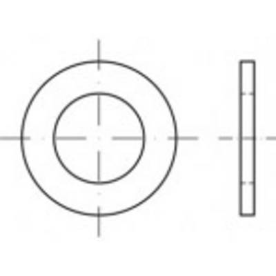 Technical drawing of a ring-shaped disc with front view and side view, illustrated through orthogonal projections.