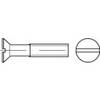 TOOLCRAFT TO-5384343 Hexagon head screw M2,5 25 mm Slot DIN 963 Steel zinc galvanized 200 pc(s)