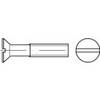 TOOLCRAFT TO-5384346 Hexagon head screw M2,5 30 mm Slot DIN 963 Steel zinc galvanized 200 pc(s)