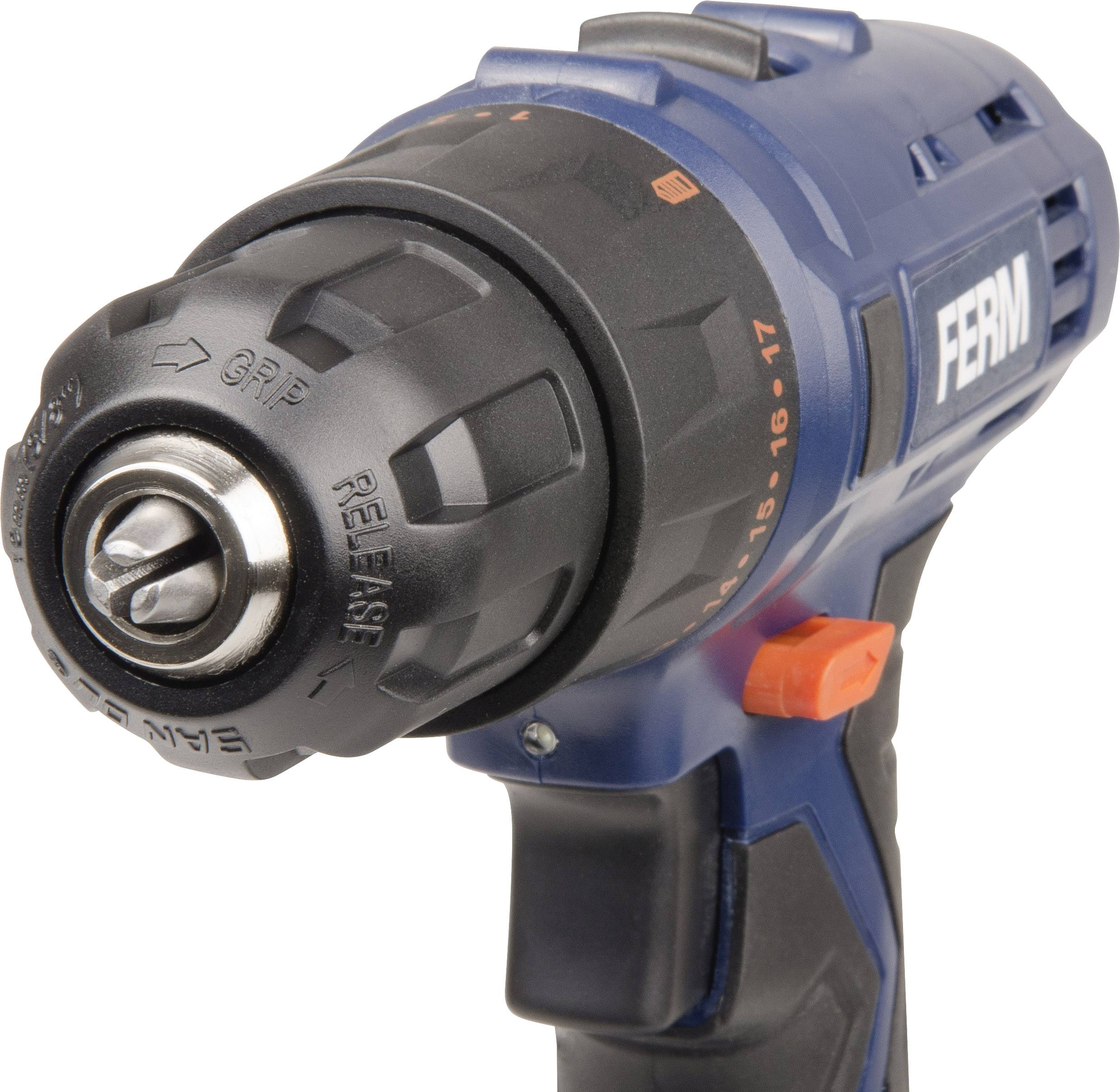 Ferm CDM1119 CDM1119 Cordless drill 12 V 1.5 Ah Li-ion-1
